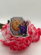 Graffiti Mouse Moon Sticker