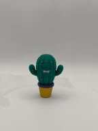 Cute Kawaii Cactus Figures 3D Printed Hand Painted Collection Mini Desk Decor