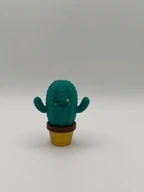 Cute Kawaii Cactus Figures 3D Printed Hand Painted Collection Mini Desk Decor