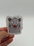 Cute Possum Sticker Funny Cartoon Animal Decal
