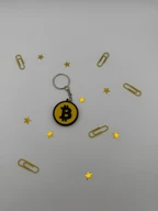 Bitcoin NFC Keychain 3D Printed Coin Charm
