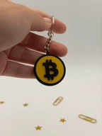 Bitcoin NFC Keychain 3D Printed Coin Charm