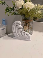 Ocean Wave Art Print Decor Sculpture