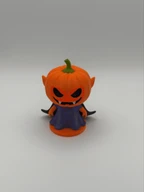 Pumpkin Vampire Figurine Halloween 3D Printed Decor