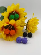 Jack-O-Lantern Dangle Earrings