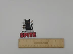 Black Cat Powered By Spite Sticker