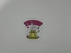 Overthinking Frog Vinyl Sticker Funny Anxiety Decal