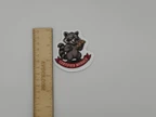 Funny Raccoon Pizza Sticker Certified Menace Decal