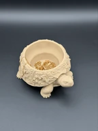 Turtle Jewelry Dish 3D Printed PLA Trinket Holder