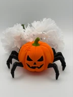 Pumpkin Spider 3D Printed PLA Halloween Figure