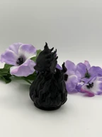 Gothic Dragon Flame Figurine 3D Printed PLA Decor