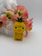 Pineapple Dino 3D Printed Figure - Hand-Painted PLA Collectible
