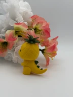 Pineapple Dino 3D Printed Figure - Hand-Painted PLA Collectible