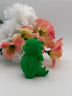 Cactus Dino Figurine - Hand-Painted 3D Printed PLA