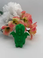 Cactus Dino Figurine - Hand-Painted 3D Printed PLA