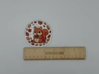 Cute Autumn Squirrel Vinyl Sticker