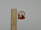 October Forever Autumn Cat Vinyl Sticker