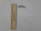 Funny Introvert Quote Vinyl Sticker I Can't Have Plans