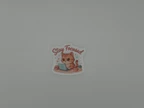 Stay Focused Cat Vinyl Sticker