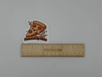 Powered By Pizza Vinyl Sticker