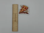 Powered By Pizza Vinyl Sticker