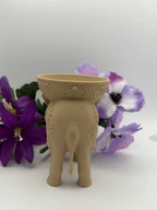 Elephant Jewelry Holder Bowl - 3D Printed PLA Ring Dish, Cute Desk Decor & Trinket Tray