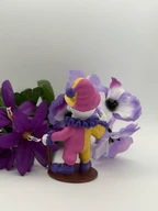 Skeleton Clown Figurine - Hand-Painted 3D Printed Horror Decor