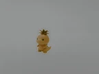 Cute Pineapple Dino Vinyl Sticker