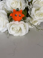 Cute Pumpkin Bat Keychain 3D Printed PLA Charm