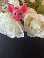 Cute Bat Character Keychain - 3D Printed PLA Charm