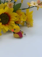 Vampire Duck 3D Printed Keychain