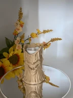 Scary Face Candle Holder - Beige Gothic Decor