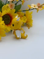 Cute Banana Dragon Figurine - 3D Printed PLA Fantasy Dragon, Adorable Collectible Figure