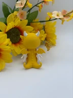 Cute Banana Dragon Figurine - 3D Printed PLA Fantasy Dragon, Adorable Collectible Figure
