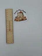 Cozy Book Lover Vinyl Sticker Just One More Chapter