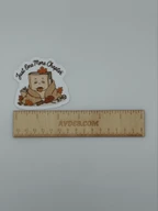 Cozy Book Lover Vinyl Sticker Just One More Chapter