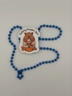 Pumpkin Spice Capybara Vinyl Sticker