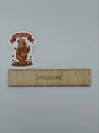 Hello Fall Capybara Vinyl Sticker