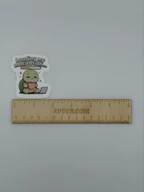 Cute Turtle Vinyl Sticker Loading My Motivation