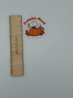 Pumpkin Mood Ghost Vinyl Sticker
