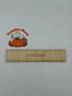 Pumpkin Mood Ghost Vinyl Sticker