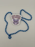 Cute Bat Vinyl Sticker Too Cute To Panic