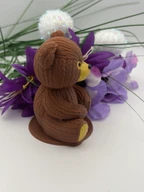 Hand-Painted Teddy Bear Figurine - 3D Printed PLA Shelf Decor