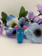 Mischief Sock Monster - 3D Printed PLA Keychain & Purse Charm