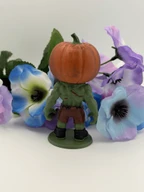 Pumpkin Head Zombie - Hand-Painted 3D Printed Halloween Decor Figure