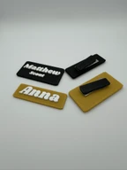 Custom 3D Printed Name Badge - Personalized Name Tag