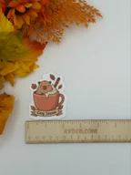 Cozy Season Bear Vinyl Sticker