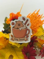 Cozy Season Bear Vinyl Sticker