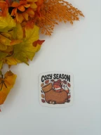 Cozy Season Fox Vinyl Sticker