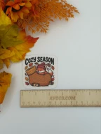 Cozy Season Fox Vinyl Sticker